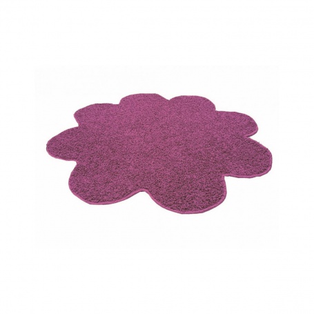 Koberec Color Shaggy - slivka - kvetina