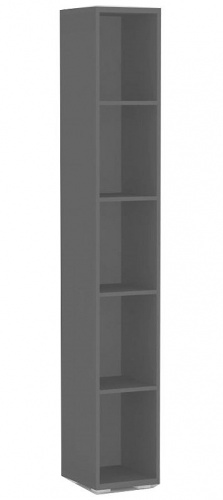 Úzky regál REA Store 30x200cm - graphite