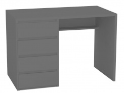 Písací stôl REA Play 2, ľavý - graphite