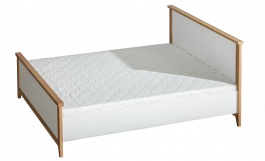 Manželská posteľ 160x200cm Olaf - borovica andersen/dub nash