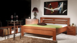 Masívna posteľ s úložným priestorom Arleta 2 - 160/180 x 200cm - výber odtieňov