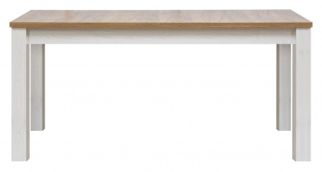 Jedálenský stôl s rozkladaním DELUXE - smrekovec sibírsky / dub