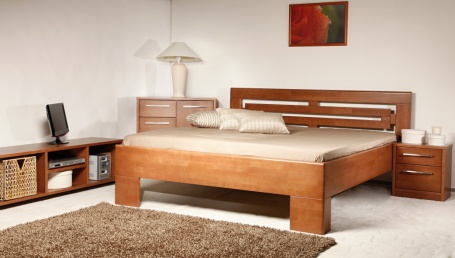 Masívna posteľ s úložným priestorom Varezza 2 - 160/180 x 200cm - výber odtieňov