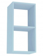 Závesná skrinka REA Rebecca 9 s dvierkami / bez dvierok - ice blue