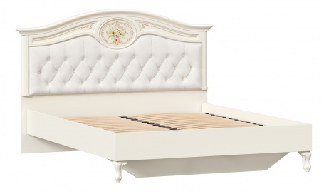 Manželská posteľ s roštom Valentina 180x200cm - alabaster