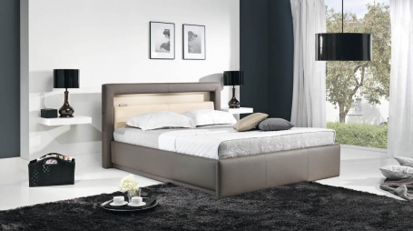 Čalúnená posteľ AVALON s osvetlením 180x200cm