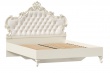 Manželská posteľ s roštom Comtesa 160x200cm - alabaster/champagne