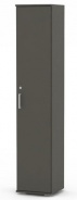 Úzka dverová skrinka REA Office 50 + D5 (1ks) - graphite