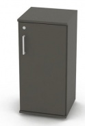 Malá dverová skrinka REA Office 20+D2 - graphite
