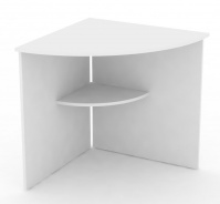 Rohový stôl REA Office 66 - biela