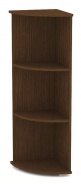 Rohový regál REA Office R30 - wenge