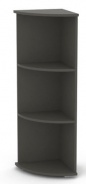 Rohový regál REA Office R30 - graphite