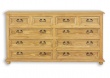Šuplíková drevená komoda COM 04 - K01