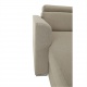 Luxusní sedací souprava, béžová / cihlová, pravá, MARIETA U