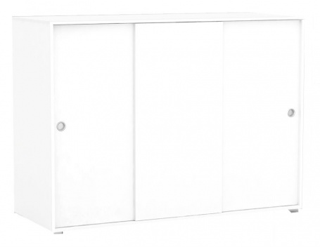 3-dverová komoda REA Lary S5 / 110 - biela