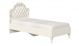 Detská posteľ s roštom Margaret 90x200cm - alabaster/champagne