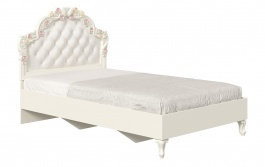 Študentská posteľ s roštom Margaret 120x200cm - alabaster/champagne