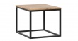 Malý konferenčný stolík Trevor - dub wotan/čierna