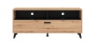 TV stolík Taylor - dub artisan/čierna