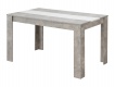 Jedálenský stôl George - beton/biela