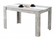 Jedálenský stôl George - beton/biela