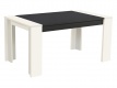 Jedálenský stôl Robert 155x90cm - biely/čierna