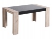 Jedálenský stôl Robert 155x90cm - dub sivý/čierna