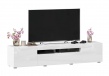 TV stolek 180cm Drax - biely lesk