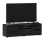 TV stolek 120cm Drax - čierny lesk