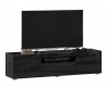 TV stolek 150cm Drax - čierny lesk
