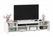 TV stolek 180cm Drax - biely lesk