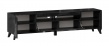 TV stolík s nohami 180cm Drax - čierny lesk