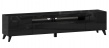TV stolík s nohami 200cm Drax - čierny lesk