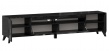 TV stolík s nohami 200cm Drax - čierny lesk