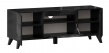 TV stolík s nohami 120cm Drax - čierny lesk