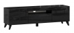 TV stolík s nohami 150cm Drax - čierny lesk