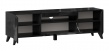 TV stolík s nohami 150cm Drax - čierny lesk