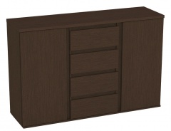 Široká komoda REA Amy 8 - wenge