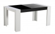 Jedálenský stôl Vivo - biela/čierna