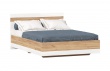Manželská postel' Markus 160x200cm - dub sanremo/biela