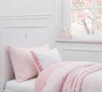 Set posteľnej bielizne Happiness 100x150cm - ružová/biela