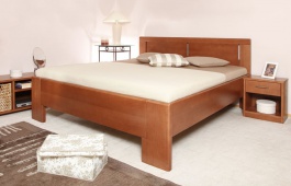 Masívna posteľ s úložným priestorom DeLuxe 3 - 160/180 x 200cm - výber odtieňov