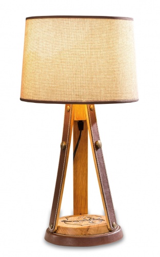 Stolová lampa Eridani - hnedá