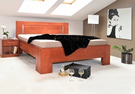 Masívna posteľ s úložným priestorom Hollywood 1 - 160/180 x 200cm - výber odtieňov