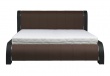 Čalúnená posteľ NAOMI s roštom 160x200cm - hnedá  