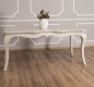 Jedálenský stôl Rustique - béžová/patina hnedá - P028++P024A