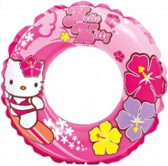 Nafukovací kruh Hello Kitty 61cm - kvietky