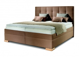 Čalúnená manželská posteľ BOX SPRING Jameson 160/180x200cm - výber poťahu