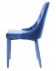 Jedálenská čalúnená stolička TRIX VELVET modrá