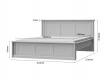 Manželská posteľ 160x200cm Artis - biela/orech pacific - rozmery